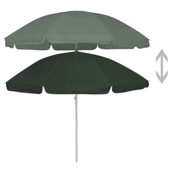 Strandschirm Grün 240 cm
