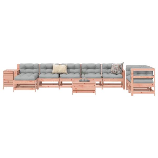 ARDEBO.de - 10-tlg. Garten-Sofagarnitur Massivholz Douglasie