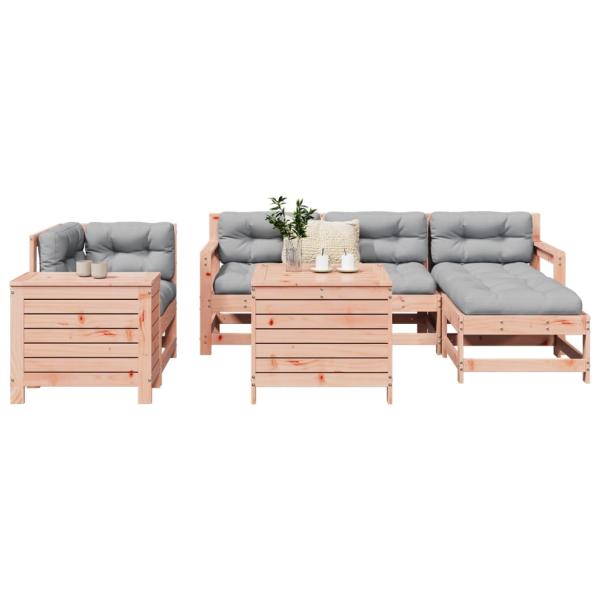 ARDEBO.de - 7-tlg. Garten-Sofagarnitur Massivholz Douglasie