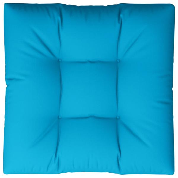 Palettenkissen Blau 70x70x12 cm Stoff