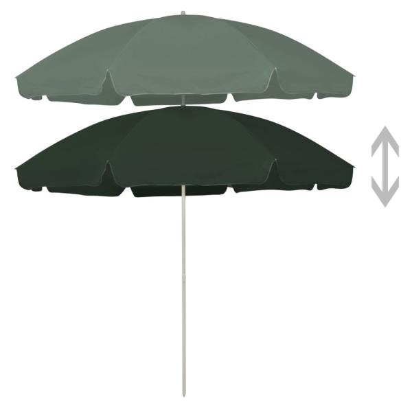 Strandschirm Grün 300 cm