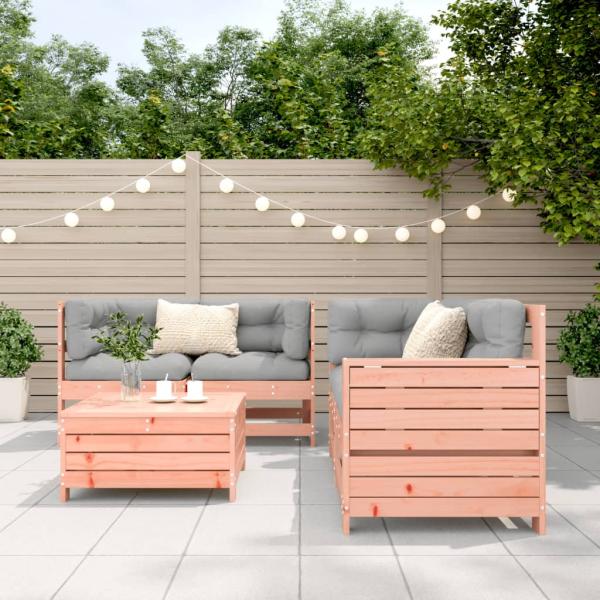 5-tlg. Garten-Sofagarnitur Massivholz Douglasie
