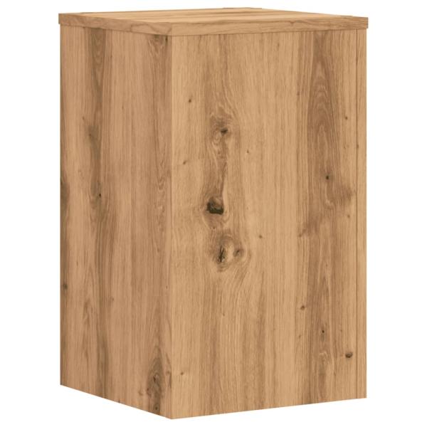 Pflanzenständer 2 Stk. Artisan-Eiche 30x30x50 cm Holzwerkstoff