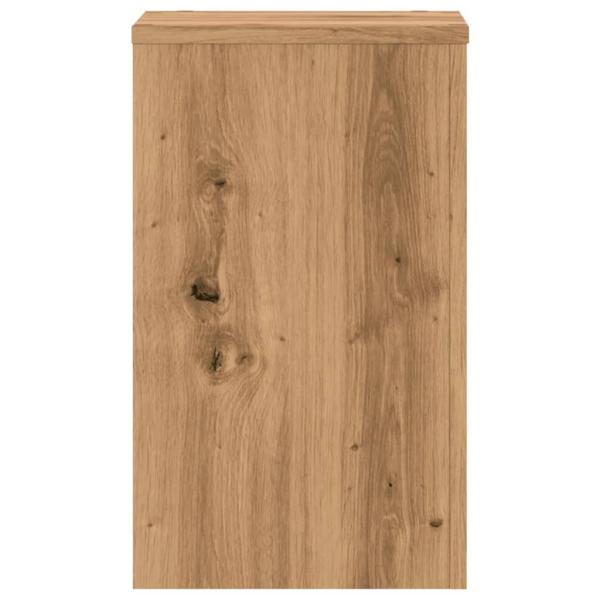 Pflanzenständer 2 Stk. Artisan-Eiche 30x30x50 cm Holzwerkstoff