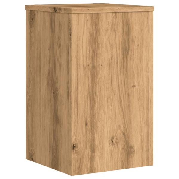 Pflanzenständer 2 Stk. Artisan-Eiche 30x30x50 cm Holzwerkstoff