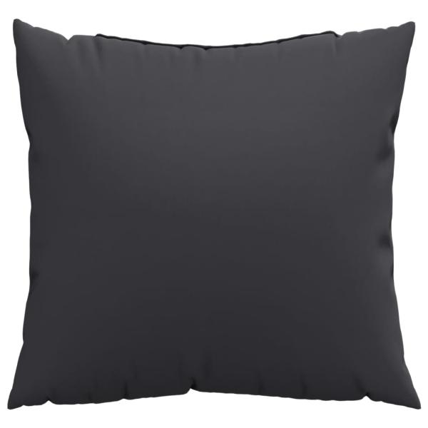 Sofakissen 4 Stk. Schwarz 50x50 cm Stoff