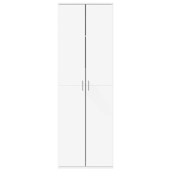 Highboard Weiß 60x35x180 cm Holzwerkstoff
