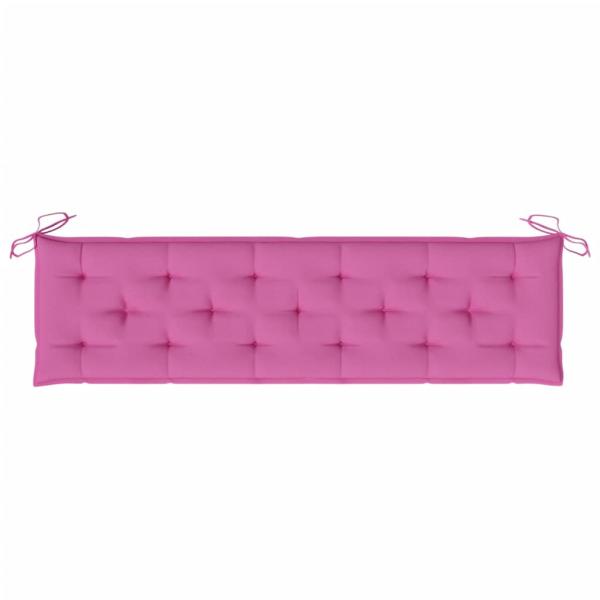 Gartenbank-Auflage Rosa 180x50x7 cm Oxford-Gewebe