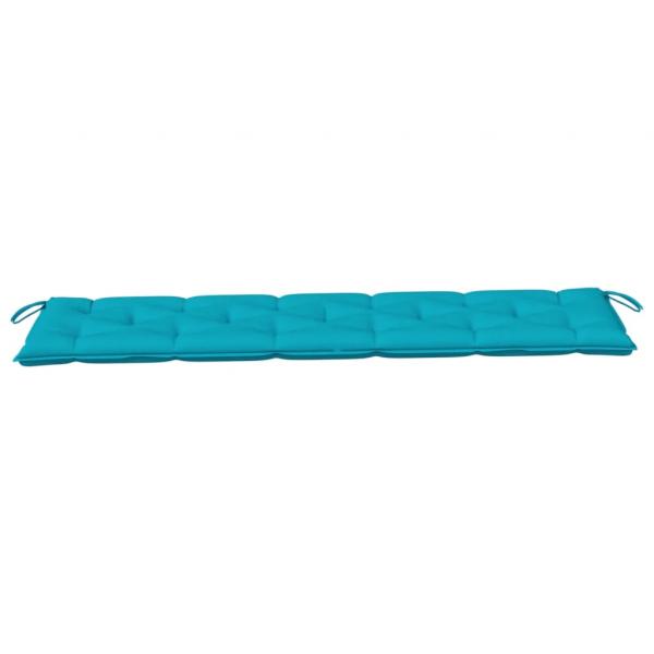 Gartenbank-Auflage Türkis 180x50x7 cm Oxford-Gewebe