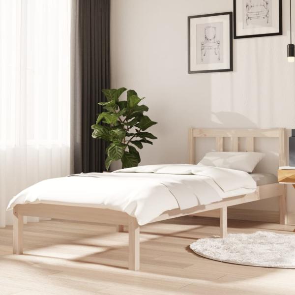 ARDEBO.de - Massivholzbett ohne Matratze 75x190 cm