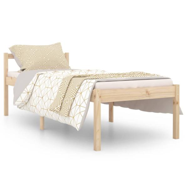 Seniorenbett 90x200 cm Massivholz Kiefer