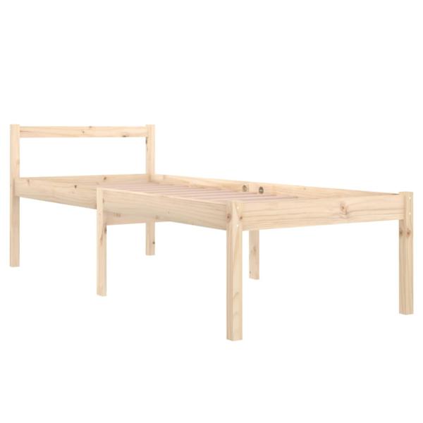 Seniorenbett 90x200 cm Massivholz Kiefer