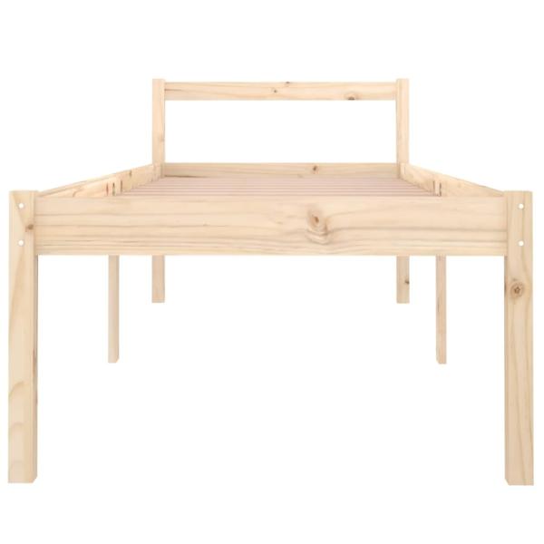 Seniorenbett 90x200 cm Massivholz Kiefer