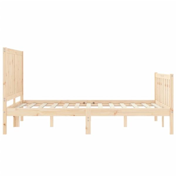 Massivholzbett ohne Matratze 120x200 cm Kiefernholz