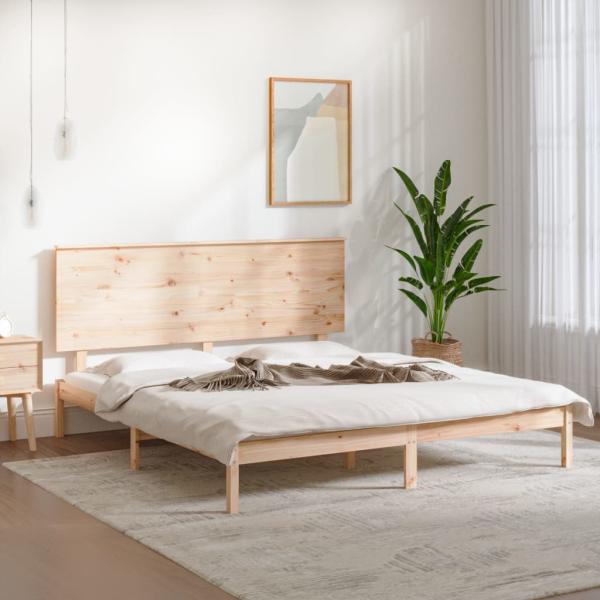 ARDEBO.de - Massivholzbett ohne Matratze 160x200 cm Kiefernholz