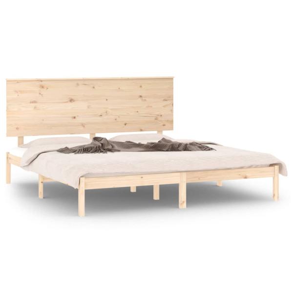 Massivholzbett ohne Matratze 160x200 cm Kiefernholz
