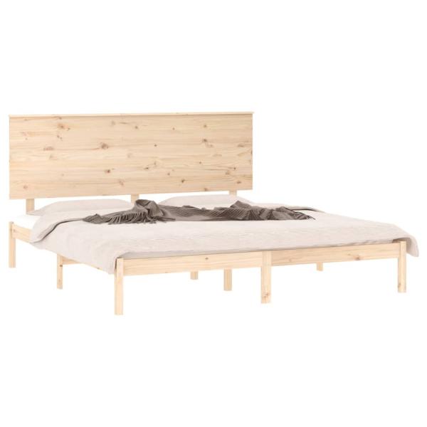 Massivholzbett ohne Matratze 160x200 cm Kiefernholz