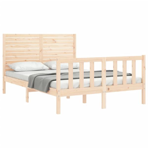 Massivholzbett ohne Matratze 140x200 cm Kiefernholz