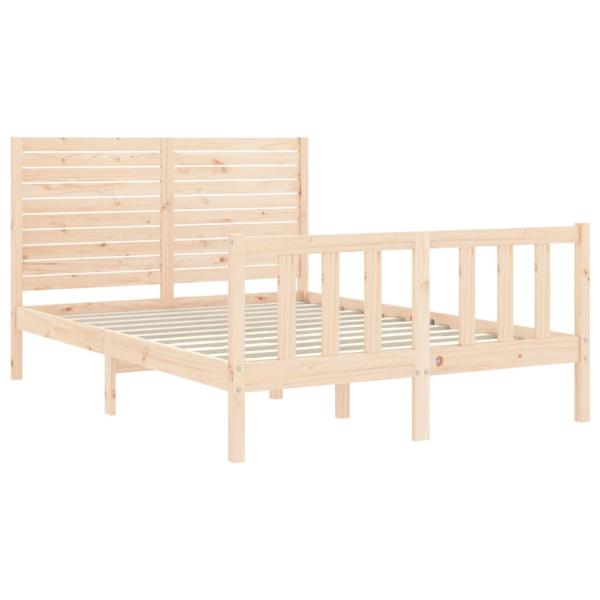 Massivholzbett ohne Matratze 140x200 cm Kiefernholz