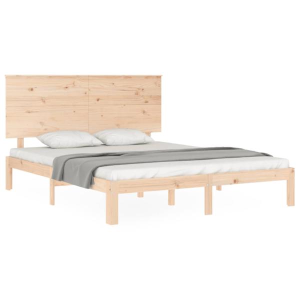 Massivholzbett ohne Matratze 160x200 cm Kiefernholz