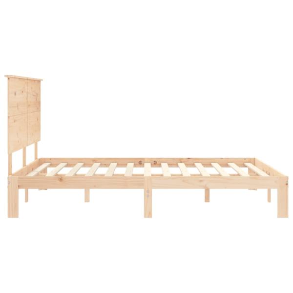 Massivholzbett ohne Matratze 160x200 cm Kiefernholz