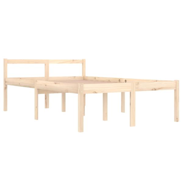 Seniorenbett 120x190 cm Massivholz Kiefer