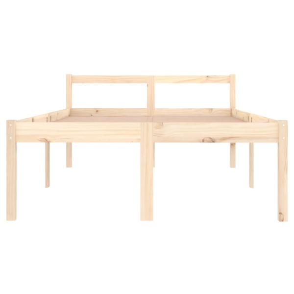 Seniorenbett 120x190 cm Massivholz Kiefer
