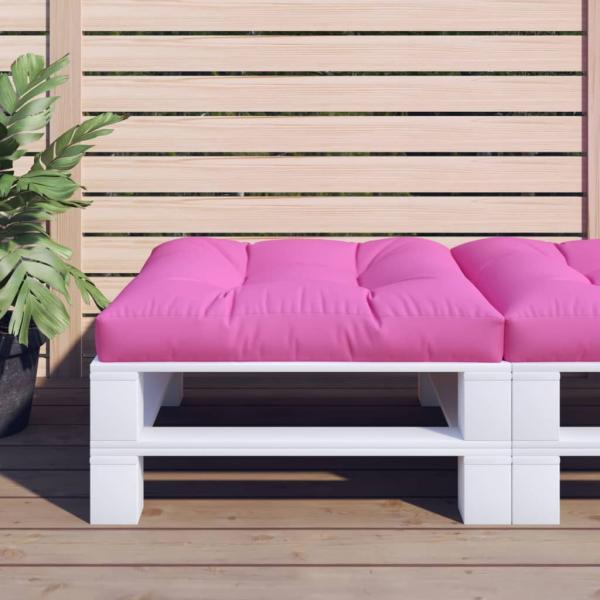 ARDEBO.de - Palettenkissen Rosa 70x70x12 cm Stoff