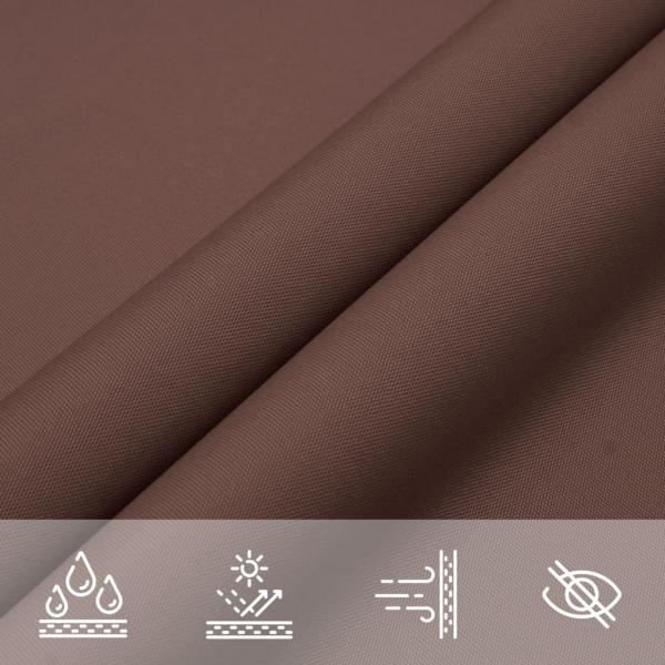 Sonnensegel Oxford-Gewebe Dreieckig 3,6x3,6x3,6 m Braun