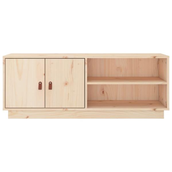 TV-Schrank 105x34x40 cm Massivholz Kiefer
