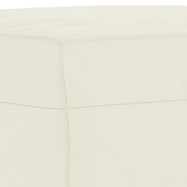 3-tlg. Sofagarnitur Creme Samt