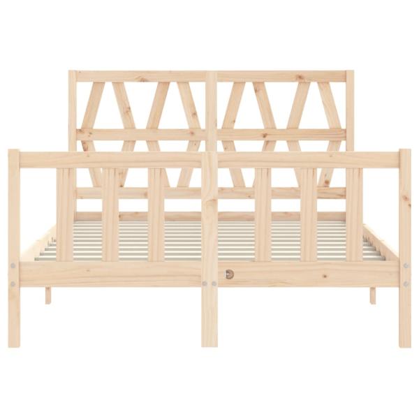 Massivholzbett ohne Matratze 140x200 cm Kiefernholz