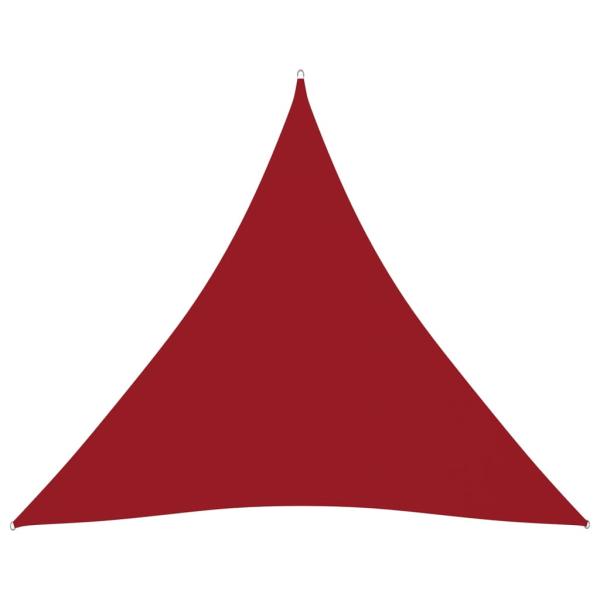 ARDEBO.de - Sonnensegel Oxford-Gewebe Dreieckig 3,6x3,6x3,6 m Rot
