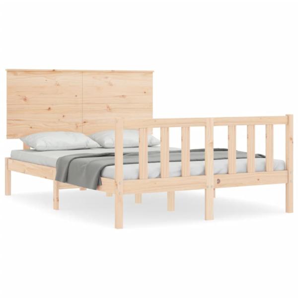 Massivholzbett ohne Matratze 140x200 cm Kiefernholz
