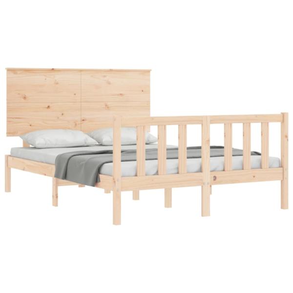 Massivholzbett ohne Matratze 140x200 cm Kiefernholz