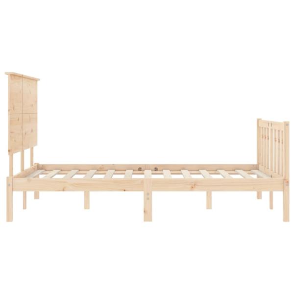 Massivholzbett ohne Matratze 140x200 cm Kiefernholz