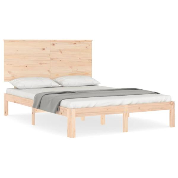 Massivholzbett ohne Matratze 140x200 cm Kiefernholz