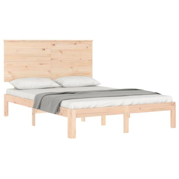 Massivholzbett ohne Matratze 140x200 cm Kiefernholz