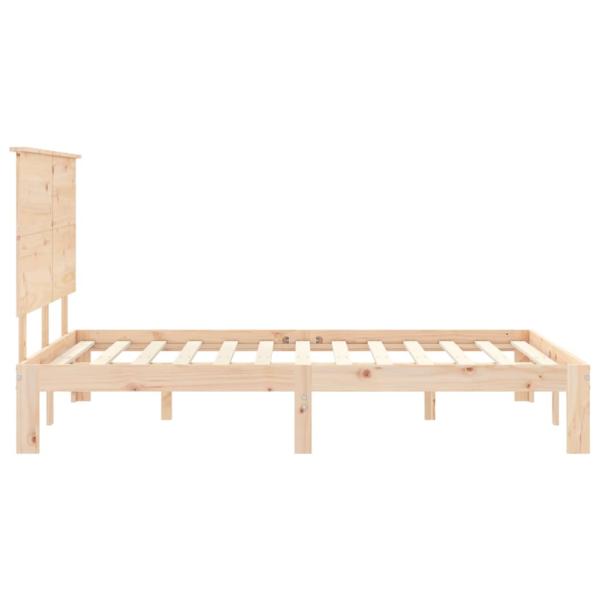 Massivholzbett ohne Matratze 140x200 cm Kiefernholz
