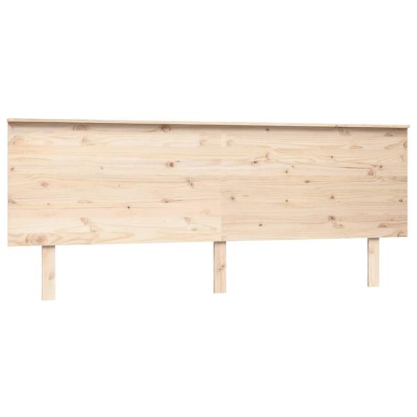 Bett-Kopfteil 204x6x82,5 cm Massivholz Kiefer