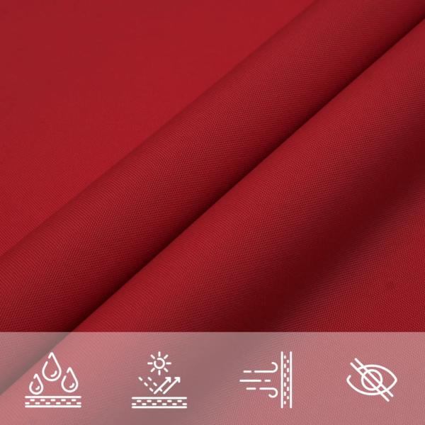Sonnensegel Oxford-Gewebe Quadratisch 7x7 m Rot