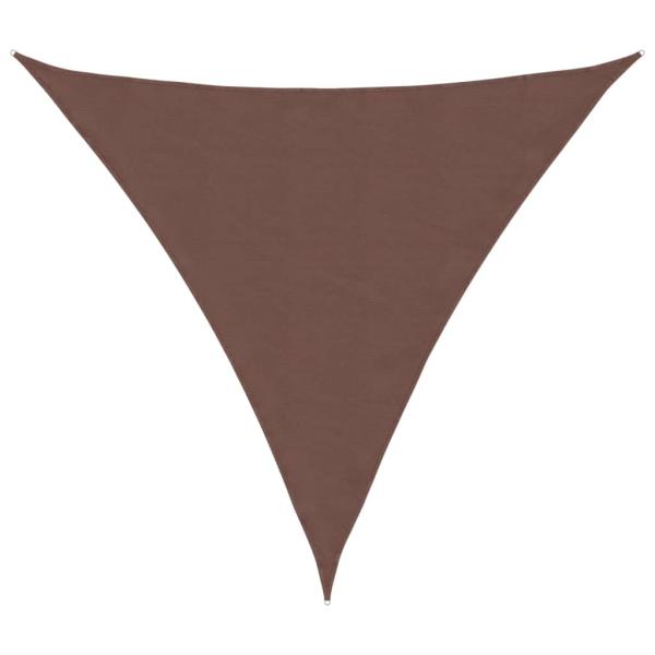 Sonnensegel Oxford-Gewebe Dreieckig 3x3x3 m Braun