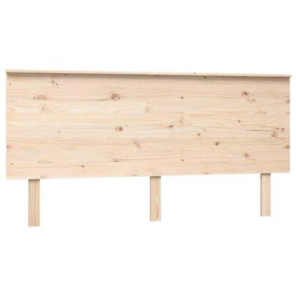 Bett-Kopfteil 164x6x82,5 cm Massivholz Kiefer