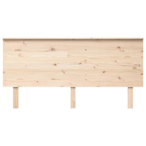 Bett-Kopfteil 164x6x82,5 cm Massivholz Kiefer