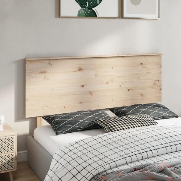 Bett-Kopfteil 164x6x82,5 cm Massivholz Kiefer