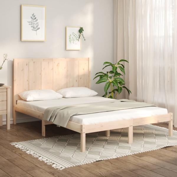 ARDEBO.de - Massivholzbett ohne Matratze 120x190 cm Kiefernholz