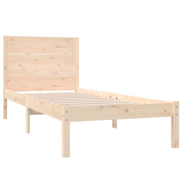 Massivholzbett 90x190 cm