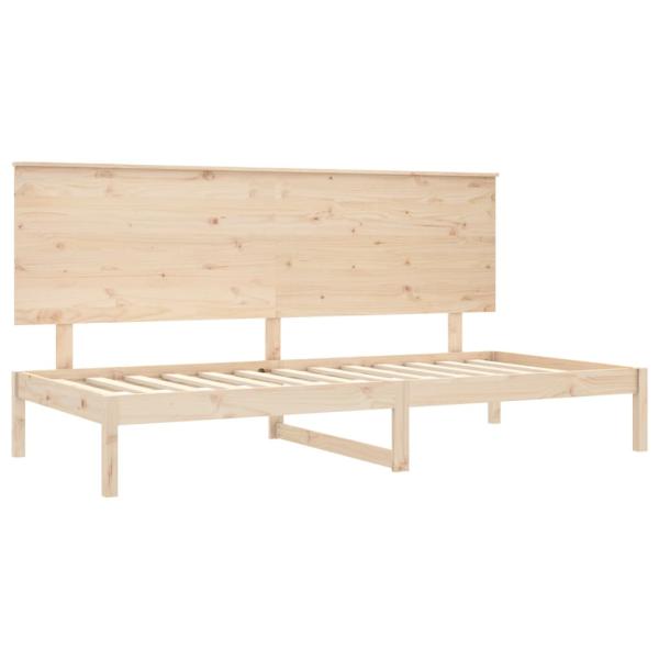 Tagesbett ohne Matratze 90x200 cm Massivholz Kiefer