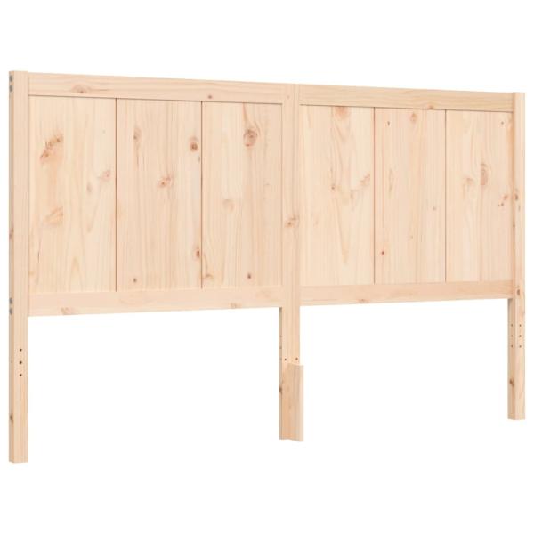 Massivholzbett mit Kopfteil