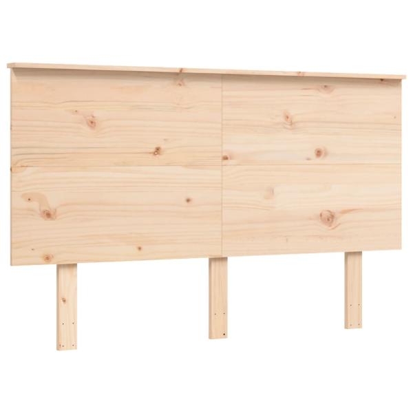 Massivholzbett ohne Matratze 140x190 cm Kiefernholz